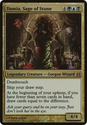 0191 Damia, Sage of Stone (Commander) M Oversize Cards