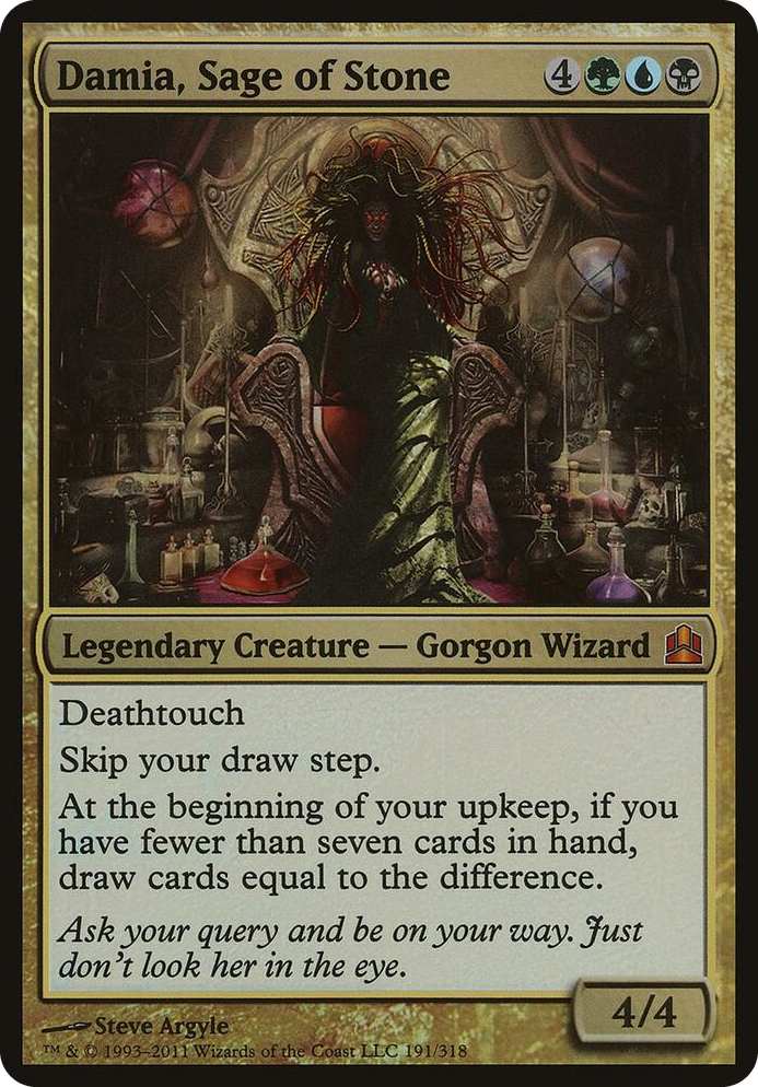 Damia, Sage of Stone (Commander) #191 M - Oversize Cards Pokemon card