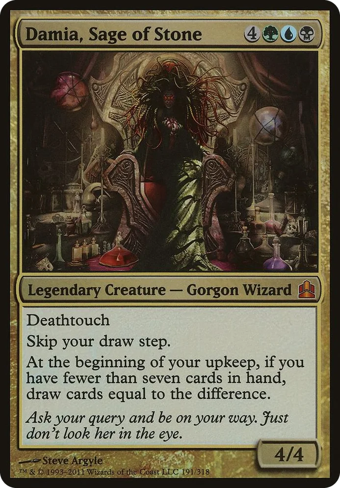 0191 Damia, Sage of Stone (Commander) M Oversize Cards