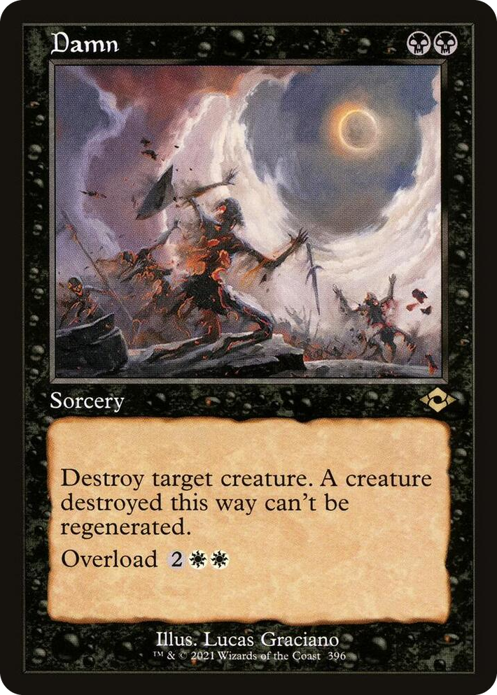 0396 Damn (Retro Frame) R Modern Horizons 2