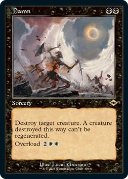 0396 Damn (Retro Frame) (Foil Etched) R Modern Horizons 2