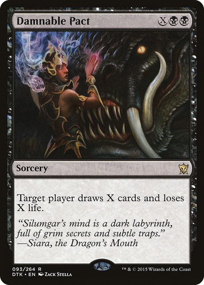 0093 Damnable Pact R Dragons of Tarkir
