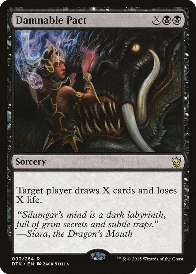 0093 Damnable Pact R Dragons of Tarkir