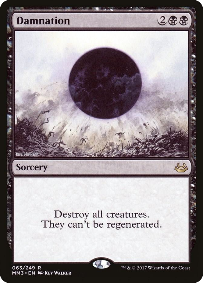 Damnation #63 R - Modern Masters 2017 Pokemon card