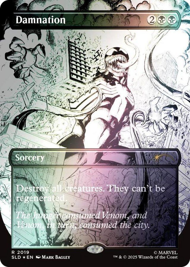 2019 Damnation (2019) (Rainbow Foil) R Secret Lair Drop Series