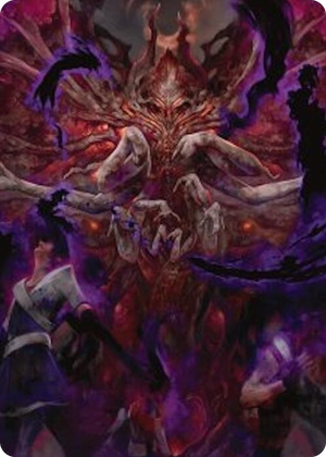 0053 Damnation Art Card S Art Series: Duskmourn: House of Horror