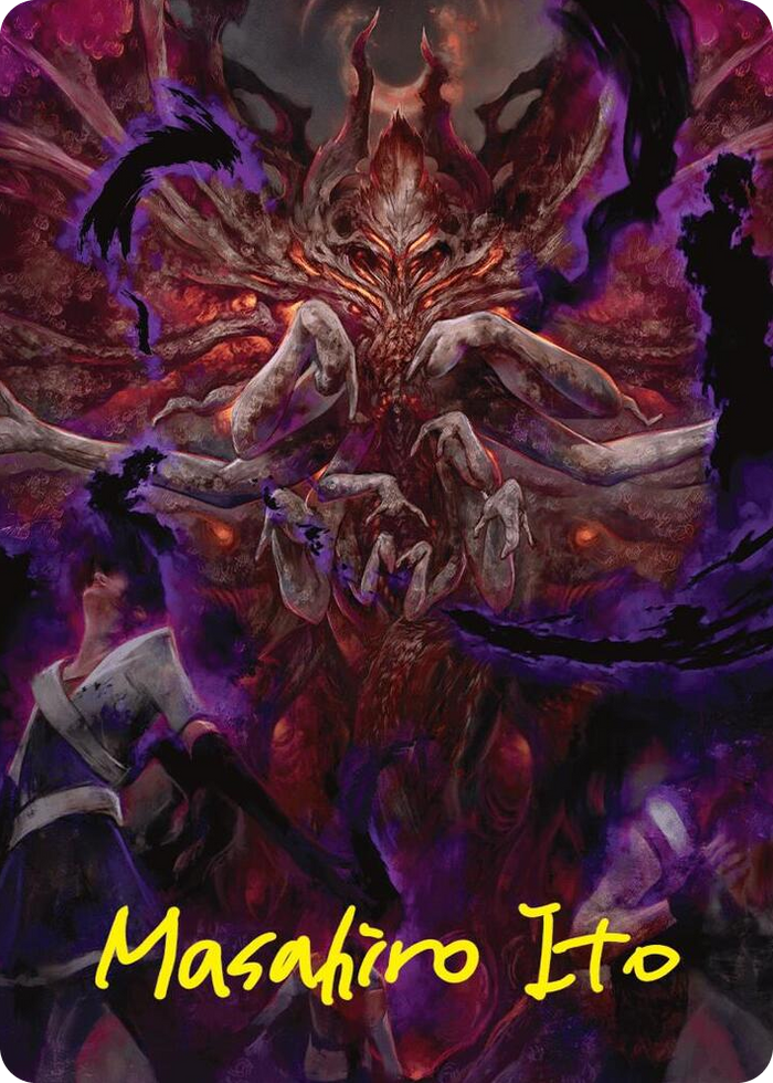 Damnation Art Card (Gold-Stamped Signature) #53 S - Art Series: Duskmourn: House of Horror Pokemon card