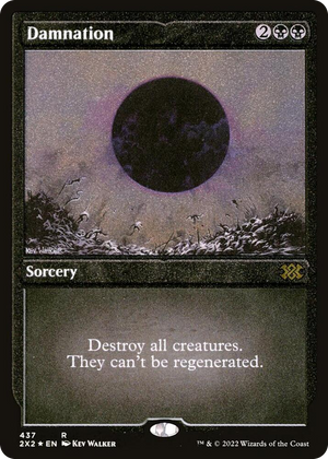 0437 Damnation (Foil Etched) R Double Masters 2022