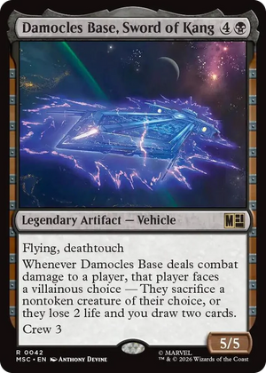 0042 Damocles Base, Sword of Kang R Commander: Marvel Super Heroes