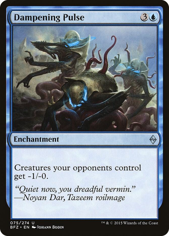 Dampening Pulse #75 U - Battle for Zendikar Pokemon card