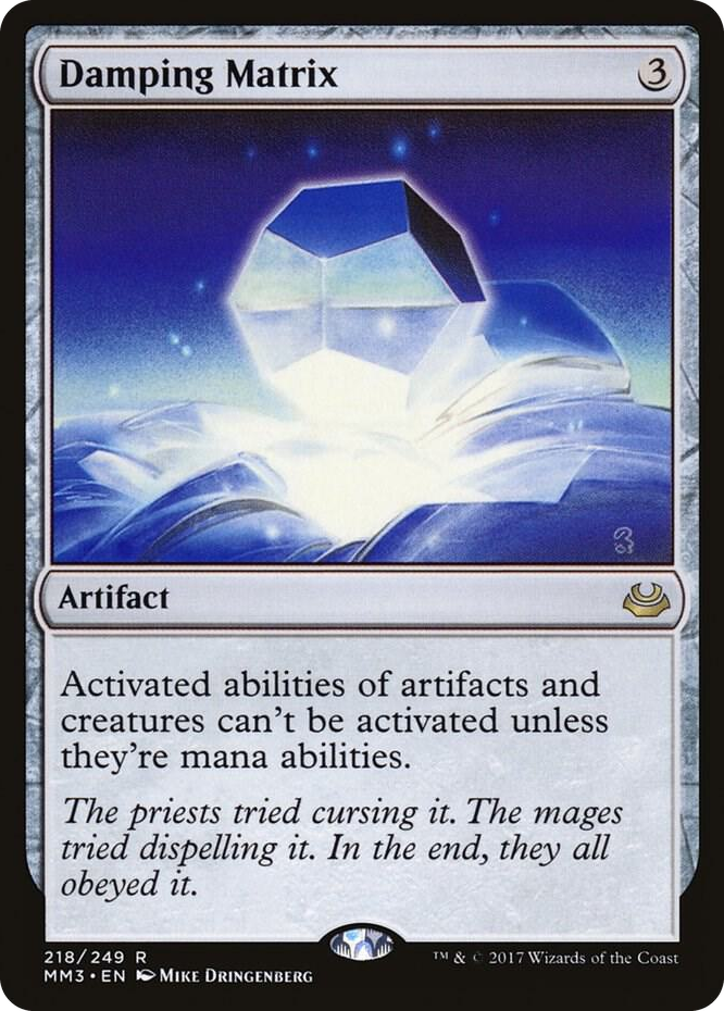 Damping Matrix #218 R - Modern Masters 2017 Pokemon card