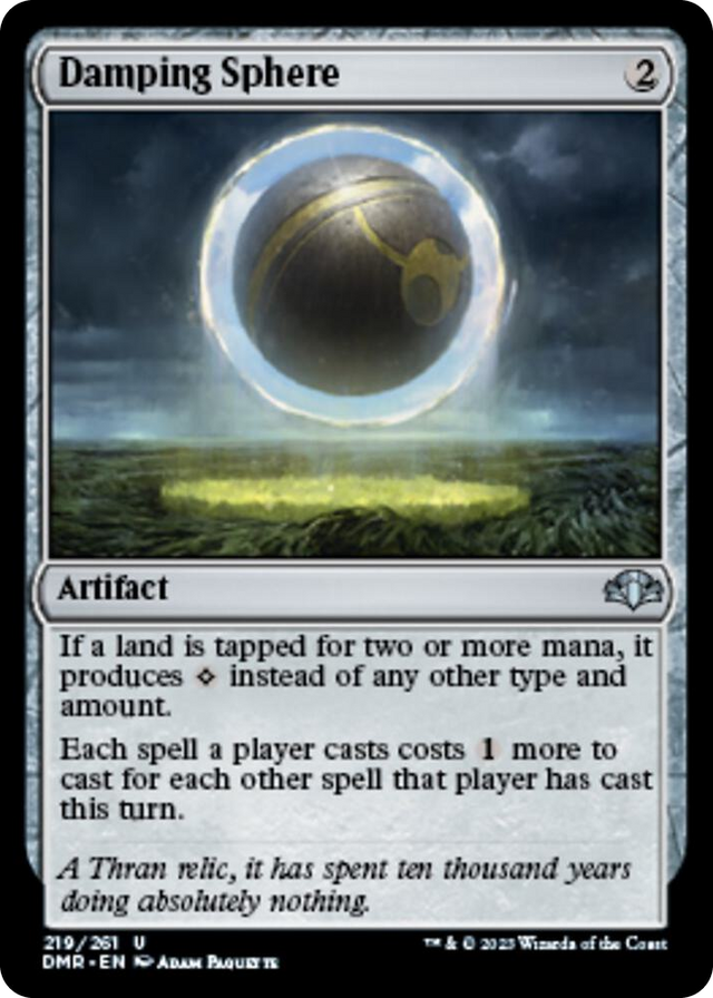0219 Damping Sphere U Dominaria Remastered