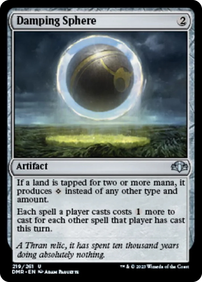 0219 Damping Sphere U Dominaria Remastered