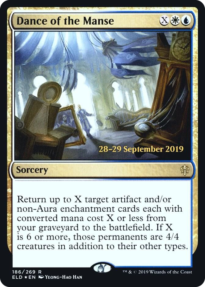 0186 Dance of the Manse R Prerelease Cards