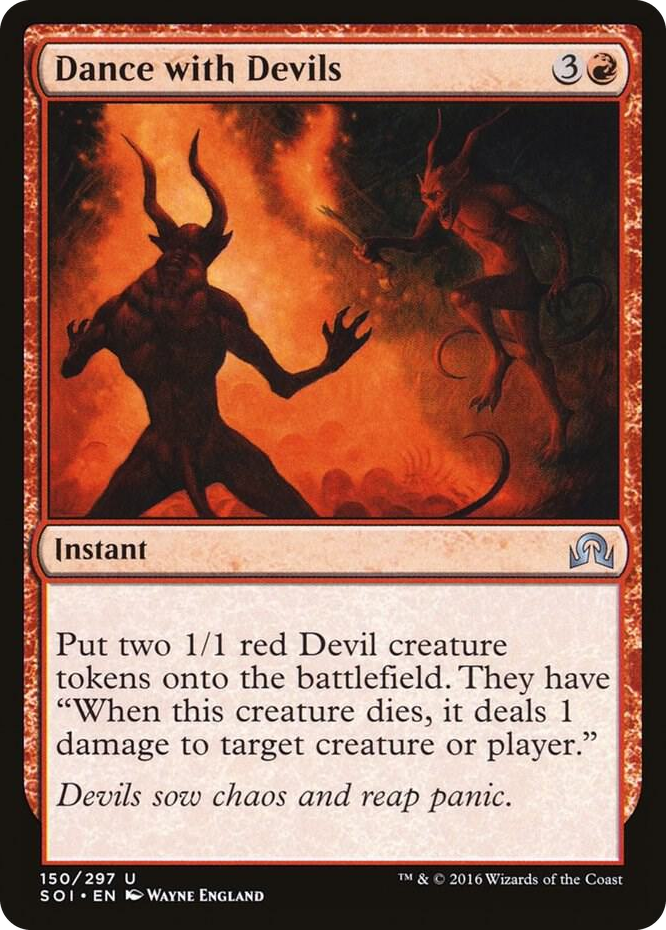 Dance with Devils #150 U - Shadows over Innistrad Pokemon card