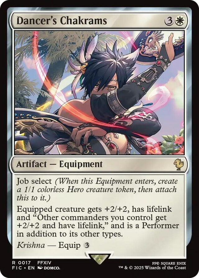 0017 Dancer's Chakrams R Commander: FINAL FANTASY