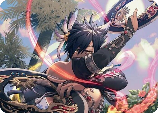 0024 Dancer's Chakrams Art Card S Art Series: FINAL FANTASY