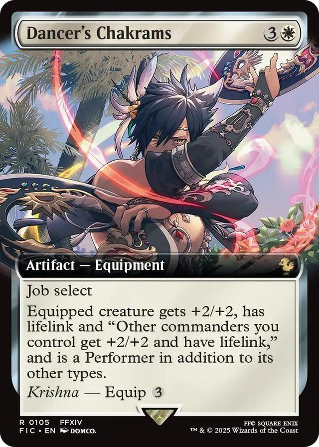 0105 Dancer's Chakrams (Extended Art) R Commander: FINAL FANTASY