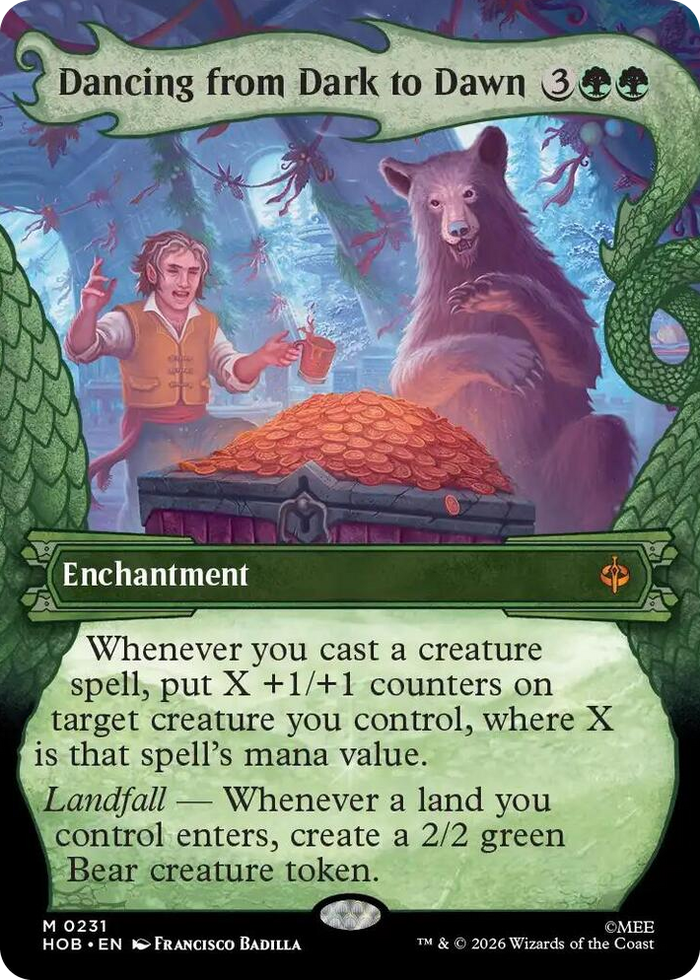 Dancing from Dark to Dawn (Showcase) #231 M - The Hobbit Pokemon card