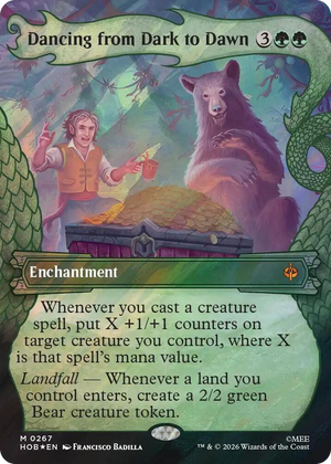 0267 Dancing from Dark to Dawn (Showcase) (Surge Foil) M The Hobbit