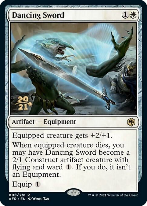 0008 Dancing Sword R Prerelease Cards