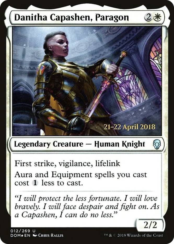 0012 Danitha Capashen, Paragon U Prerelease Cards