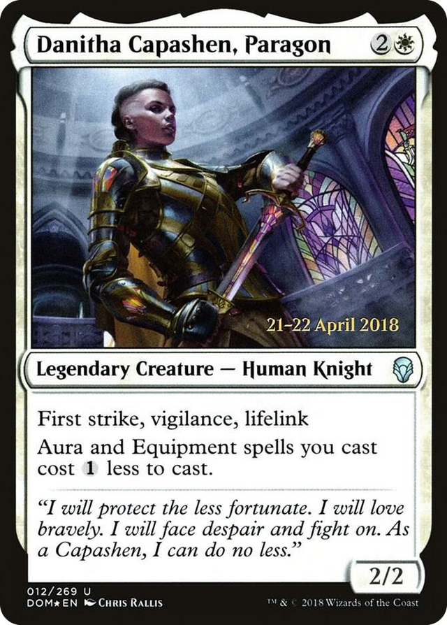0012 Danitha Capashen, Paragon U Prerelease Cards