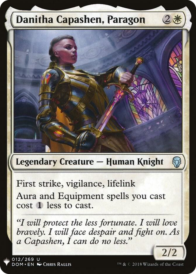 0012 Danitha Capashen, Paragon U The List Reprints