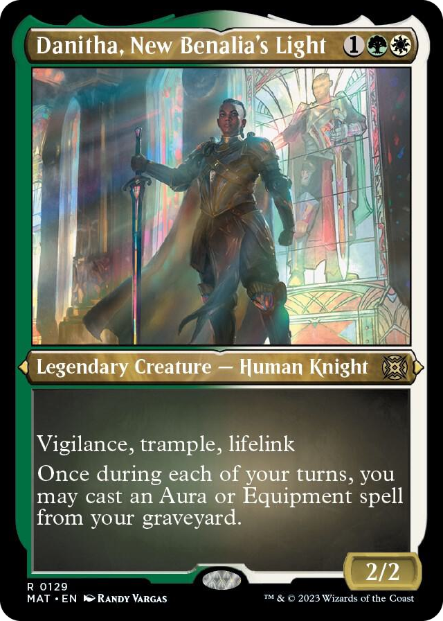 0129 Danitha, New Benalia's Light (Foil Etched) R March of the Machine: The Aftermath