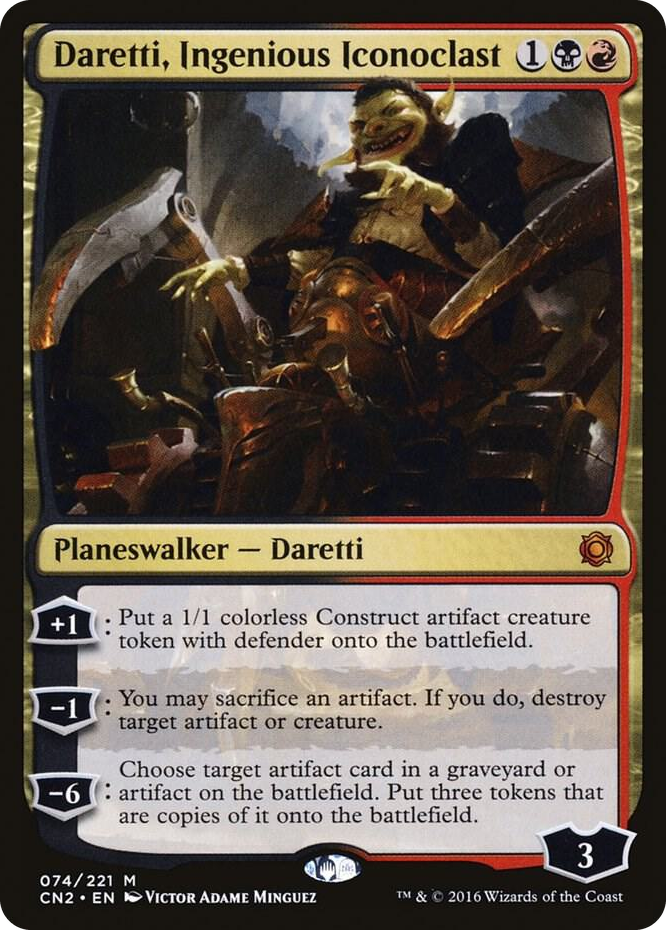Daretti, Ingenious Iconoclast #74 M - Conspiracy: Take the Crown Pokemon card
