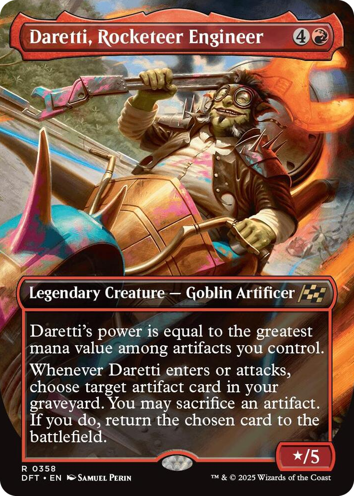 0358 Daretti, Rocketeer Engineer (Borderless) R Aetherdrift