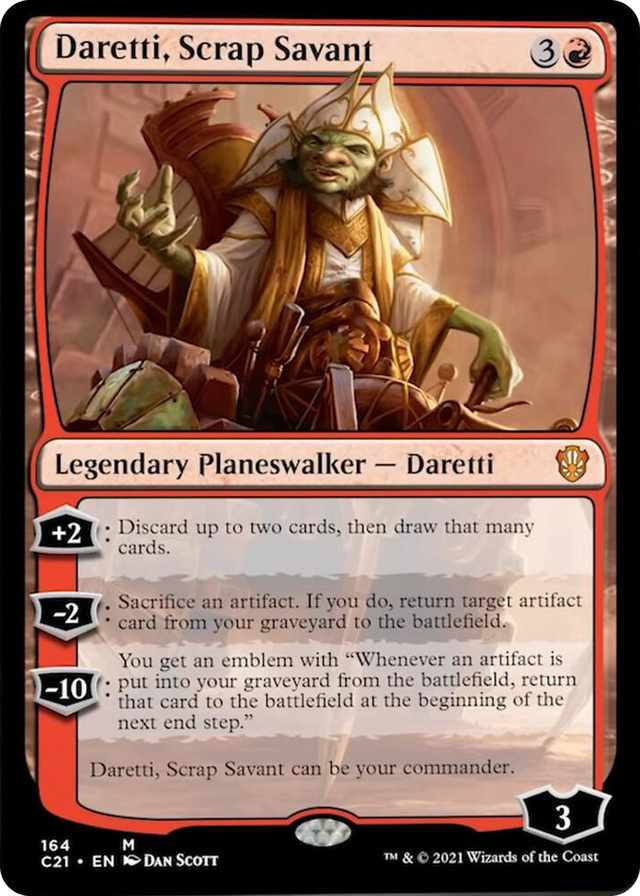 0164 Daretti, Scrap Savant M Commander 2021
