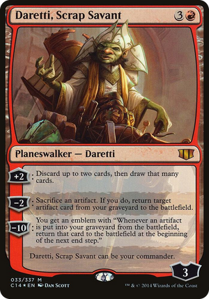 0033 Daretti, Scrap Savant (Commander 2014) M Oversize Cards