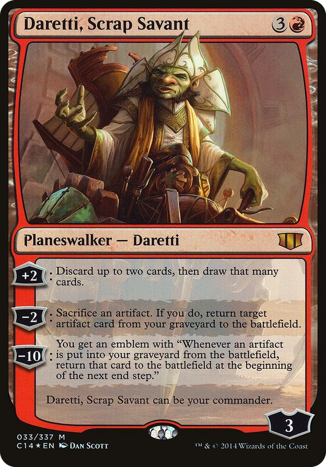 0033 Daretti, Scrap Savant (Commander 2014) M Oversize Cards