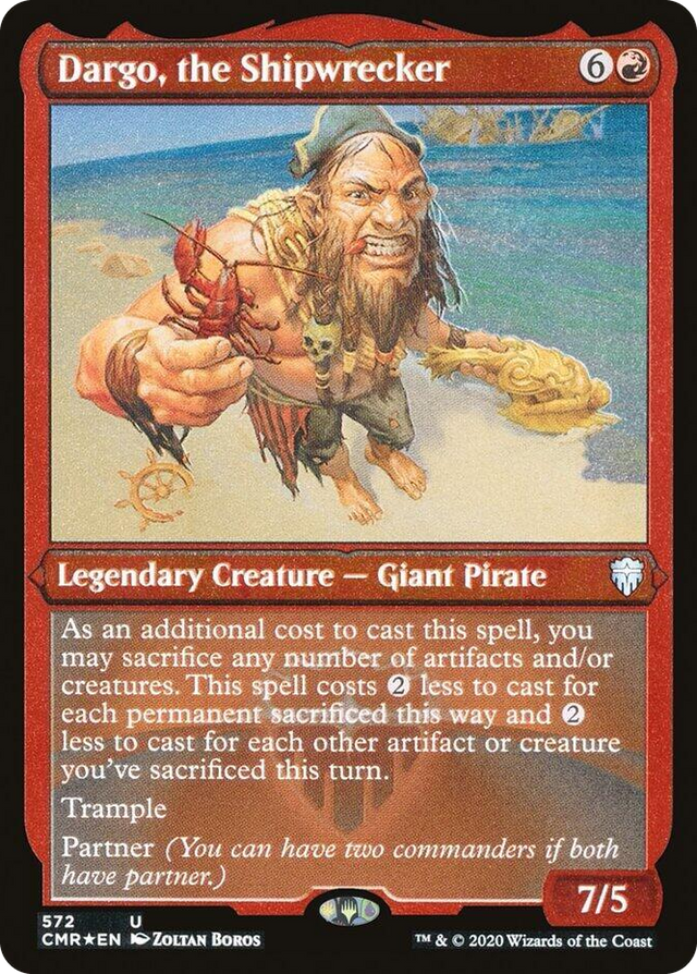 0572 Dargo, the Shipwrecker (Foil Etched) U Commander Legends