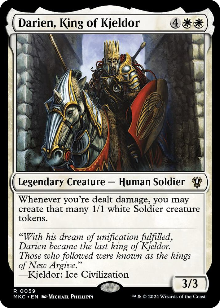 0059 Darien, King of Kjeldor R Commander: Murders at Karlov Manor