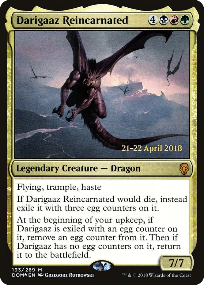 0193 Darigaaz Reincarnated M Prerelease Cards