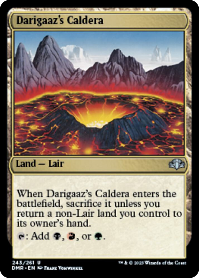 0243 Darigaaz's Caldera U Dominaria Remastered
