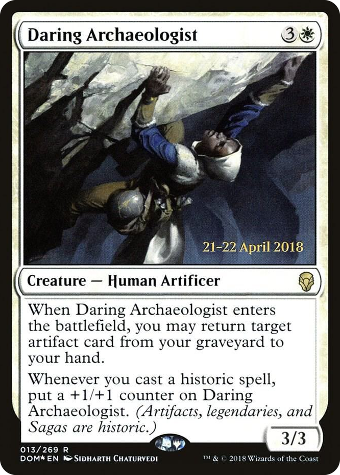 0013 Daring Archaeologist R Prerelease Cards