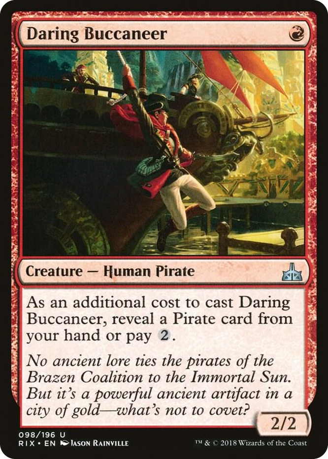 0098 Daring Buccaneer U Rivals of Ixalan