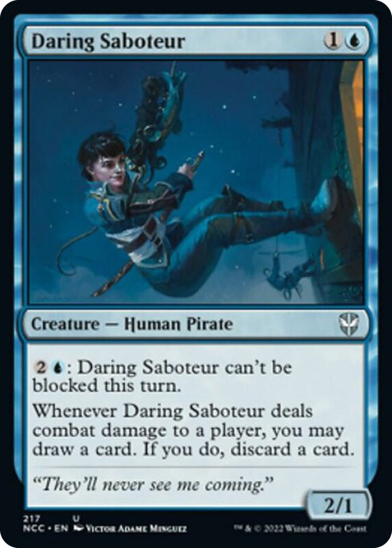 0217 Daring Saboteur U Commander: Streets of New Capenna