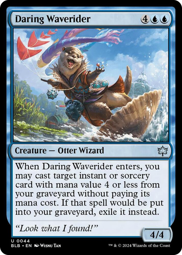 0044 Daring Waverider U Bloomburrow