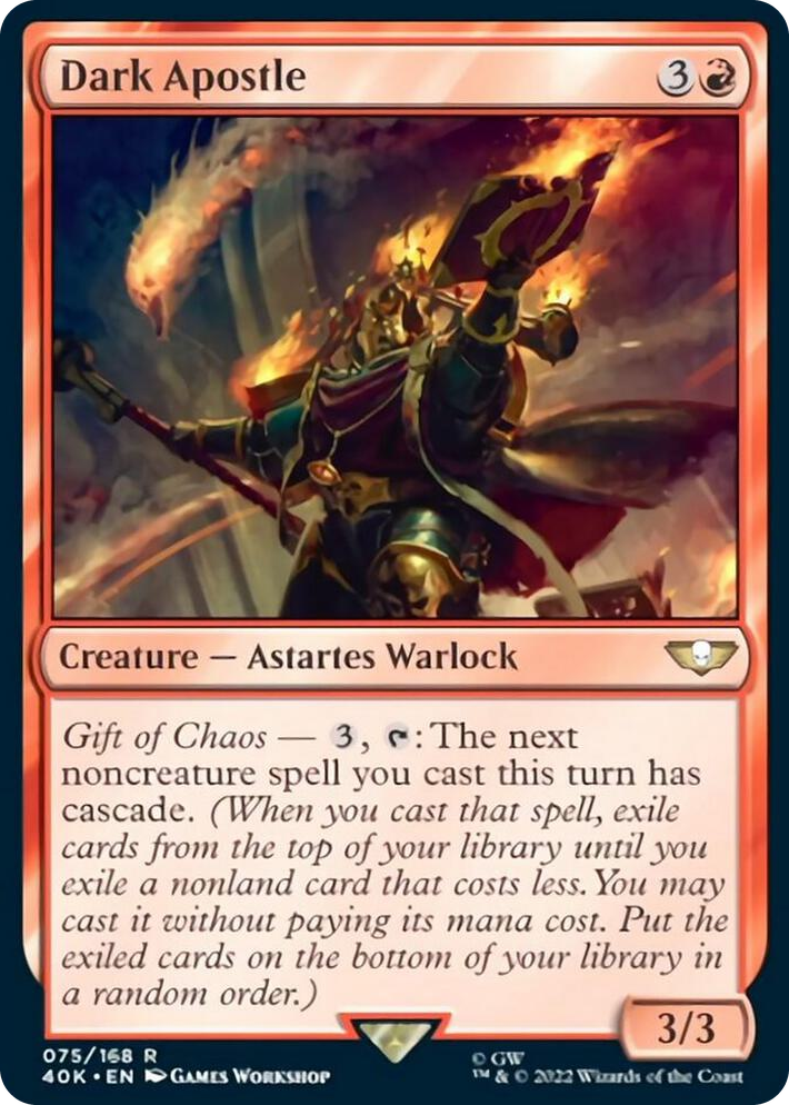0075 Dark Apostle R Universes Beyond: Warhammer 40,000