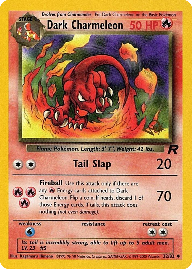 0032 Dark Charmeleon [W Stamped] Promo WoTC Promo