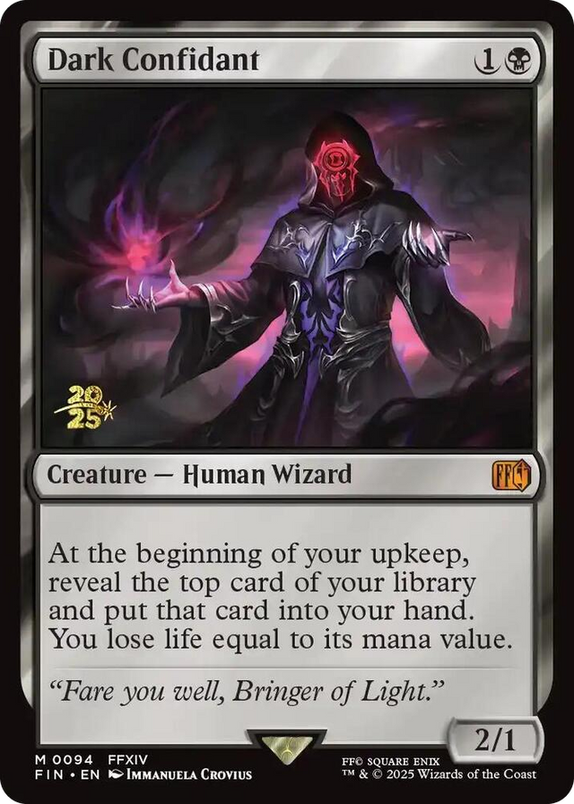 0094 Dark Confidant M Prerelease Cards