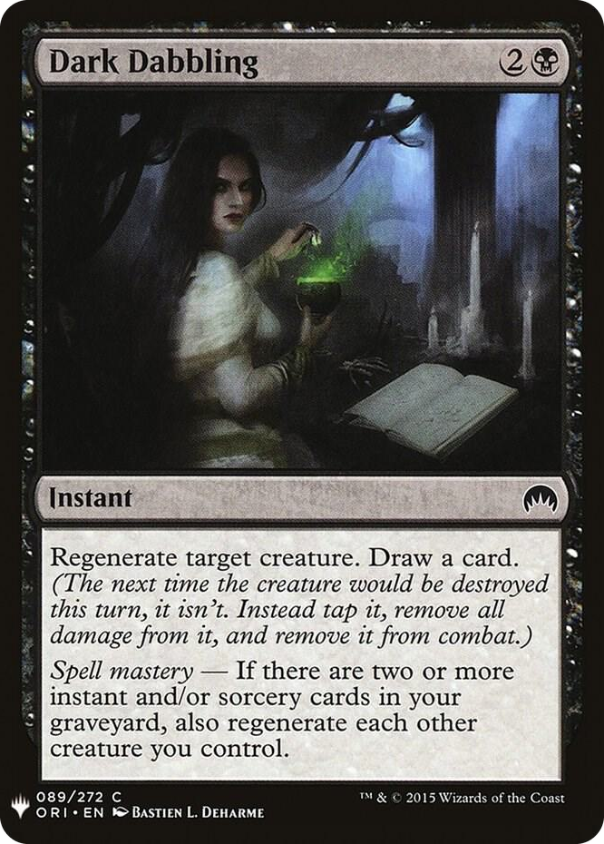 0089 Dark Dabbling C The List Reprints
