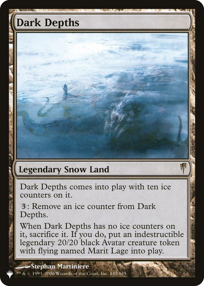 Dark Depths #145 R - The List Reprints Pokemon card