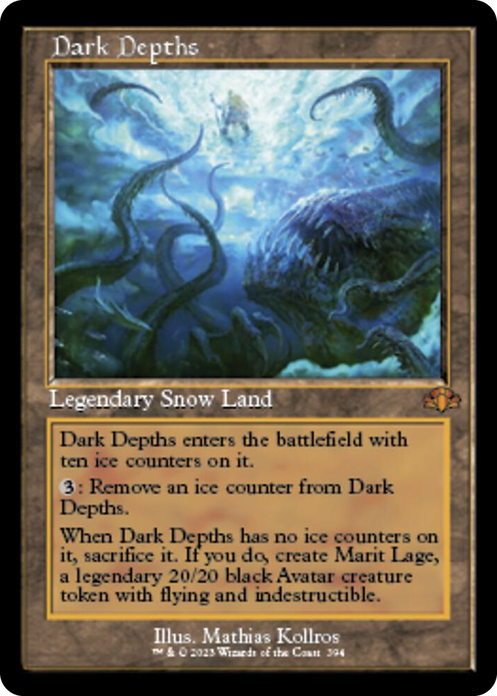 0394 Dark Depths (Retro Frame) M Dominaria Remastered