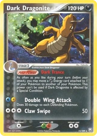0015 Dark Dragonite - 15/109 (EX Team Rocket Returns) Holo Rare Deck Exclusives