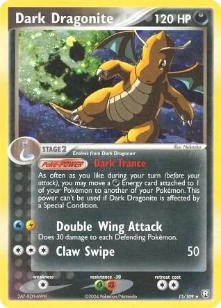 0015 Dark Dragonite - 15/109 (EX Team Rocket Returns) Holo Rare Deck Exclusives